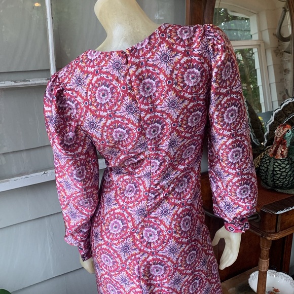 NWOT Majorelle Revolve Augustina Midi Dress Size Small Mosaic Holiday NYE Party - Picture 8 of 13